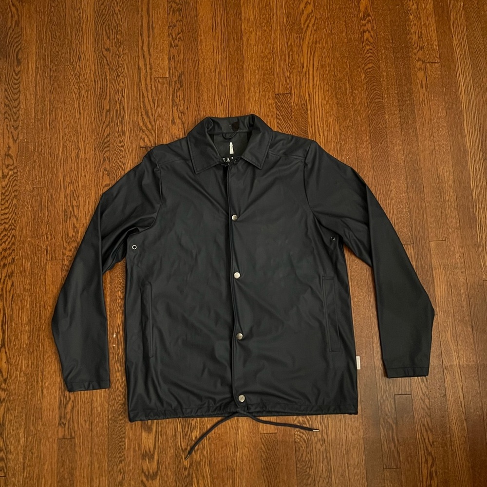 Donating Soon: Rains Navy Blue Raincoat (Unisex)